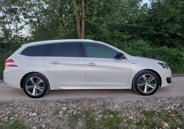 Peugeot 308 cena 45000 przebieg: 203000, rok produkcji 2015 z Poręba małe 596